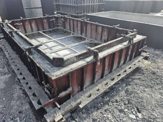 Zbiorniki betonowe Stargard Szczeciński w procesie produkcji